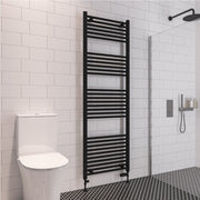 Eastbrook Wingrave 1800 x 600 Straight Multirail Matt Black