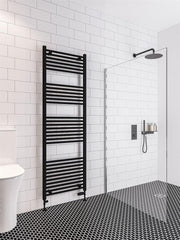 Eastbrook Wingrave 1800 x 600 Straight Multirail Matt Black