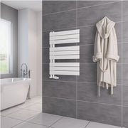 Eastbrook Helmsley 800 x 600 Towel Rail Matt White