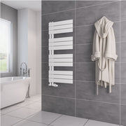 Eastbrook Helmsley 1150 x 500 Towel Rail Matt White