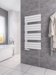 Eastbrook Helmsley 1150 x 600 Towel Rail Matt White