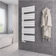 Eastbrook Helmsley 1400 x 600 Towel Rail Matt White