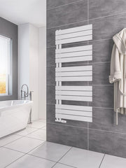 Eastbrook Helmsley 1400 x 600 Towel Rail Matt White