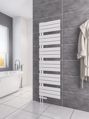 Eastbrook Helmsley 1640 x 500 Towel Rail Matt White