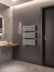 Eastbrook Helmsley 800 x 600 Towel Rail Matt Grey