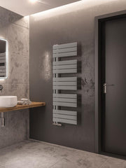 Eastbrook Helmsley 1400 x 500 Towel Rail Matt Grey