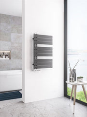 Eastbrook Helmsley 800 x 500 Towel Rail Matt Anthracite