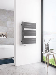 Eastbrook Helmsley 800 x 600 Towel Rail Matt Anthracite