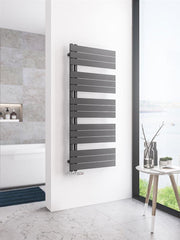 Eastbrook Helmsley 1400 x 600 Towel Rail Matt Anthracite