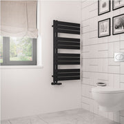 Eastbrook Helmsley 1150 x 600 Towel Rail Matt Black