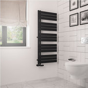 Eastbrook Helmsley 1400 x 600 Towel Rail Matt Black