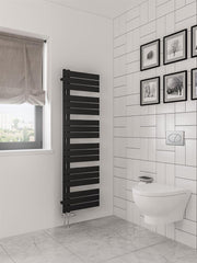 Eastbrook Helmsley 1640 x 500 Towel Rail Matt Black