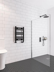 Eastbrook Wingrave 600 x 400 Straight Multirail Matt Black