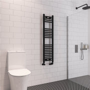 Eastbrook Wingrave 1200 x 300 Straight Multirail Matt Black