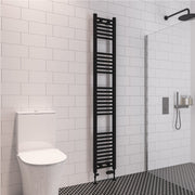 Eastbrook Wingrave 1800 x 300 Straight Multirail Matt Black