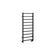 Eastbrook Tuscan Square Tower Rail Straight 1200 x 500 Matt Black