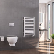 Eastbrook Defford 800 x 500 Towel Rail Gloss White