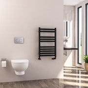 Eastbrook Defford 800 x 500 Towel Rail Matt Black