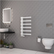 Eastbrook Platani 800 x 500 Towel Rail Matt White