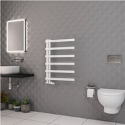 Eastbrook Platani 800 x 600 Towel Rail Matt White