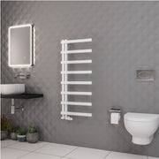 Eastbrook Platani 1150 x 500 Towel Rail Matt White