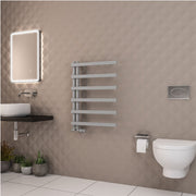 Eastbrook Platani 800 x 600 Towel Rail Matt Grey