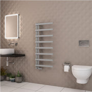 Eastbrook Platani 1150 x 500 Towel Rail Matt Grey