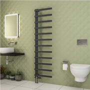 Eastbrook Platani 1800 x 500 Towel Rail Matt Anthracite