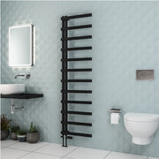 Eastbrook Platani 1800 x 500 Towel Rail Matt Black