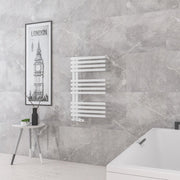 Eastbrook Reinbach 800 x 500 Towel Rail Matt White