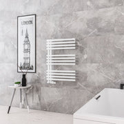 Eastbrook Reinbach 800 x 600 Towel Rail Matt White