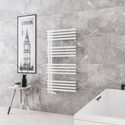 Eastbrook Reinbach 1200 x 600 Towel Rail Matt White