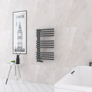 Eastbrook Reinbach 800 x 500 Towel Rail Matt Anthracite