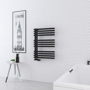 Eastbrook Reinbach 800 x 600 Towel Rail Matt Black