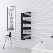 Eastbrook Reinbach 1200 x 500 Towel Rail Matt Black