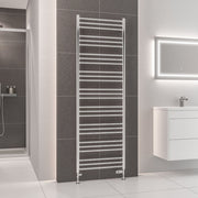 Eastbrook Corinium Round Multirail Straight 1800 x 600 Chrome