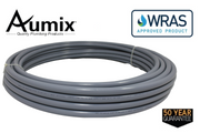 Aumix 28mm X 50Mtr Coiled Polybutylene Barrier Pipe (Grey)