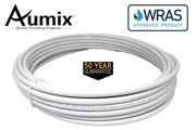 Aumix 15mm X 50Mtr Coiled Polybutylene Barrier Pipe (White)