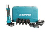 Zupper MP-1930 19kN Press Tool c/w Case, 4x 15-35mm M Profile Jaws, 2 Batteries & Charger