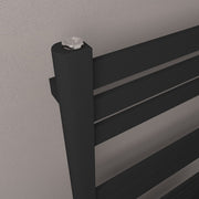 Eastbrook Defford 1800 x 500 Towel Rail Matt Black