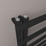 Eastbrook Platani 1150 x 600 Towel Rail Matt Black