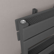 Eastbrook Addington 1110 x 500 Towel Rail Type21 Matt Anthracite