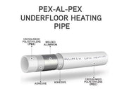 Aumix 16 X 2.0mm Pex-Al-Pex Ufh Pipe 200Mtr