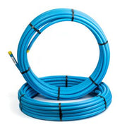 32 MM MDPE Underground Water Supply Pipe Blue, Flexible Polyethylene Tubing for Agriculture and Plumbing.